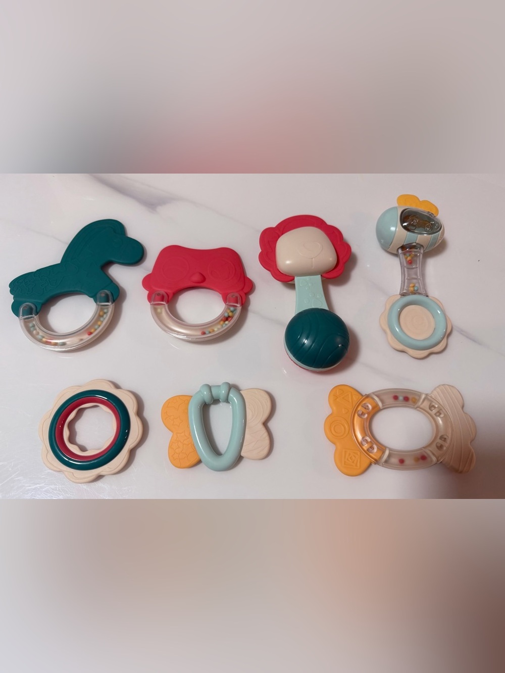 Baby Teether & Rattle Set